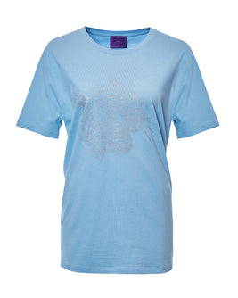 Crazy Leopard Silver-Blue T-Shirt