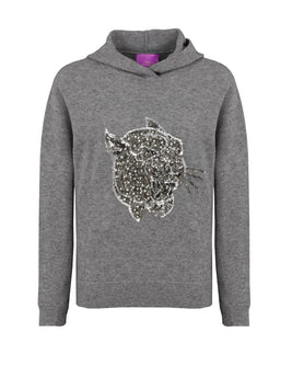 Classy Sparkling Leopard Hoodie