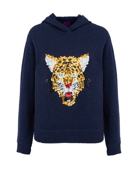 Sparkling Leopard Hoodie