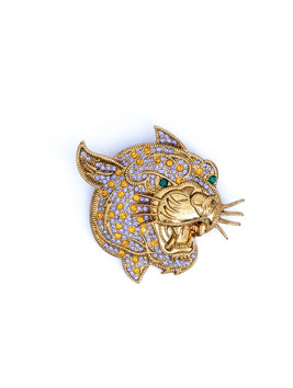 Colorful Leopard Crystal Gold