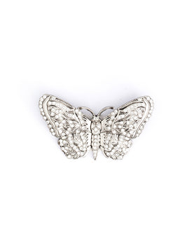Butterfly Crystal Silver